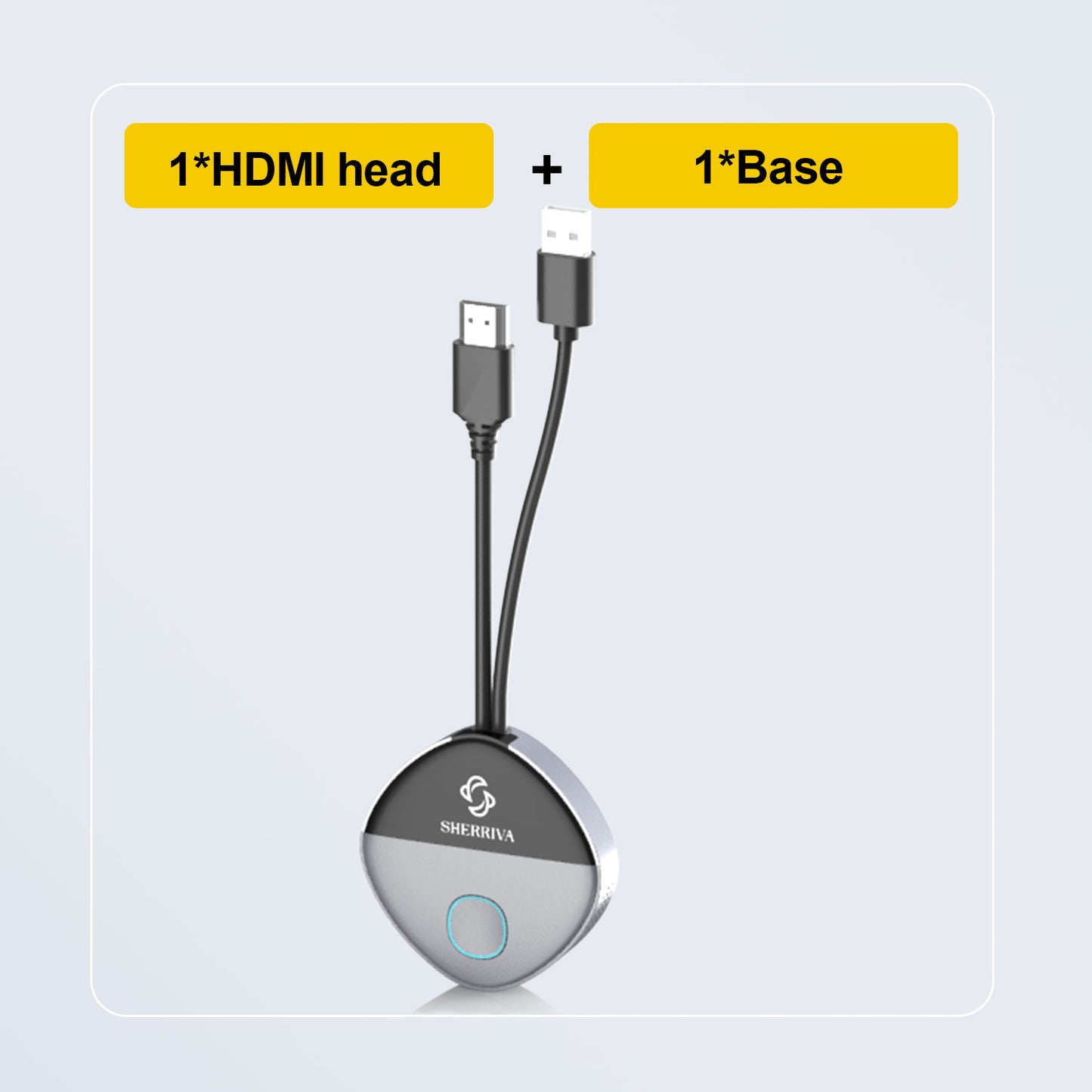 Wireless HDMI & USB-C Transmitter/Receiver - 0.05s Ultra-Low Latency, 328ft Range, No Wi-Fi or App Needed