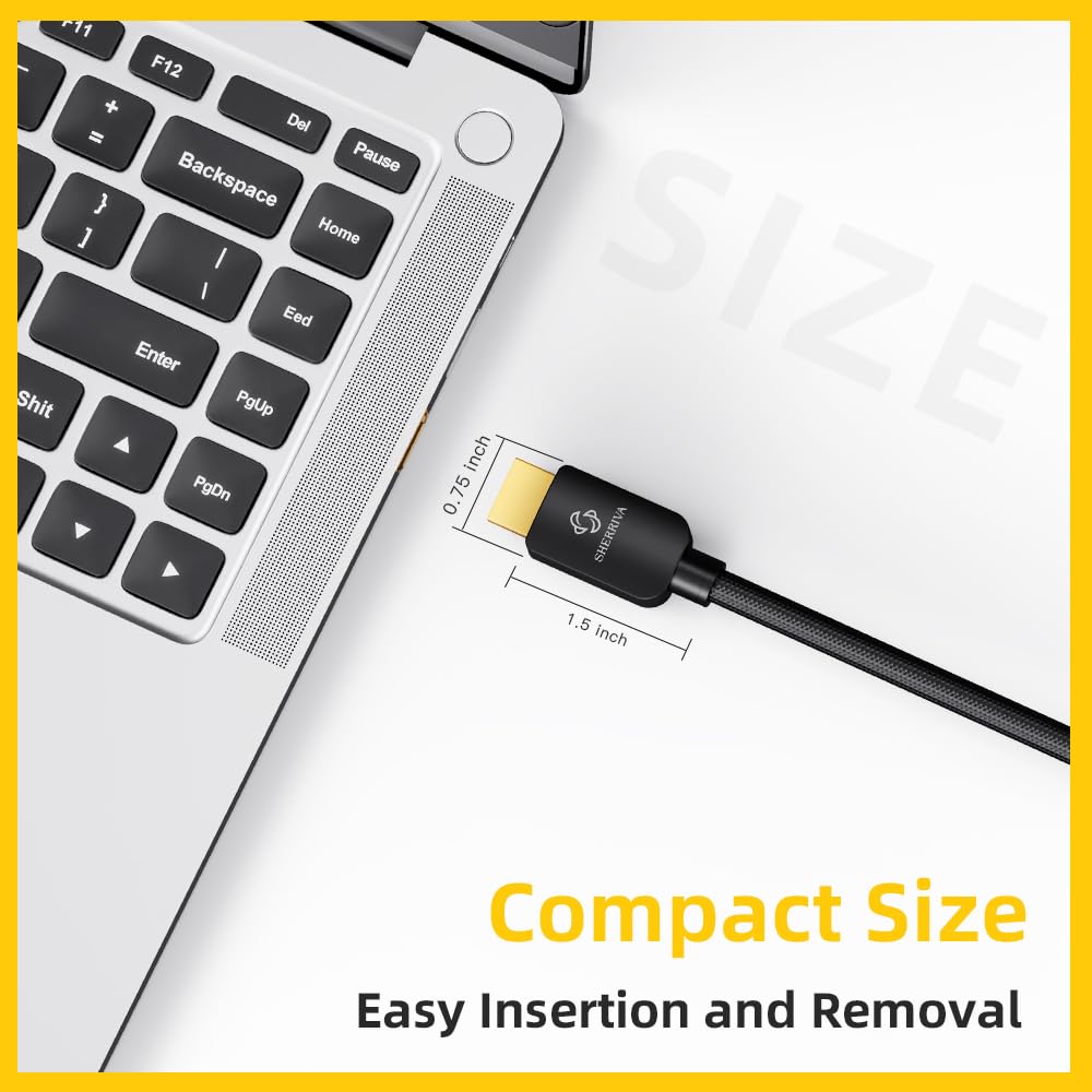SHERRIVA's HDMI Cable has compact size